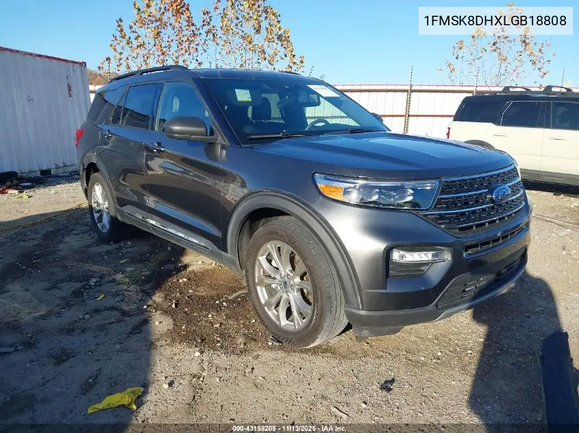 1FMSK8DHXLGB18808 2020 Ford Explorer Xlt