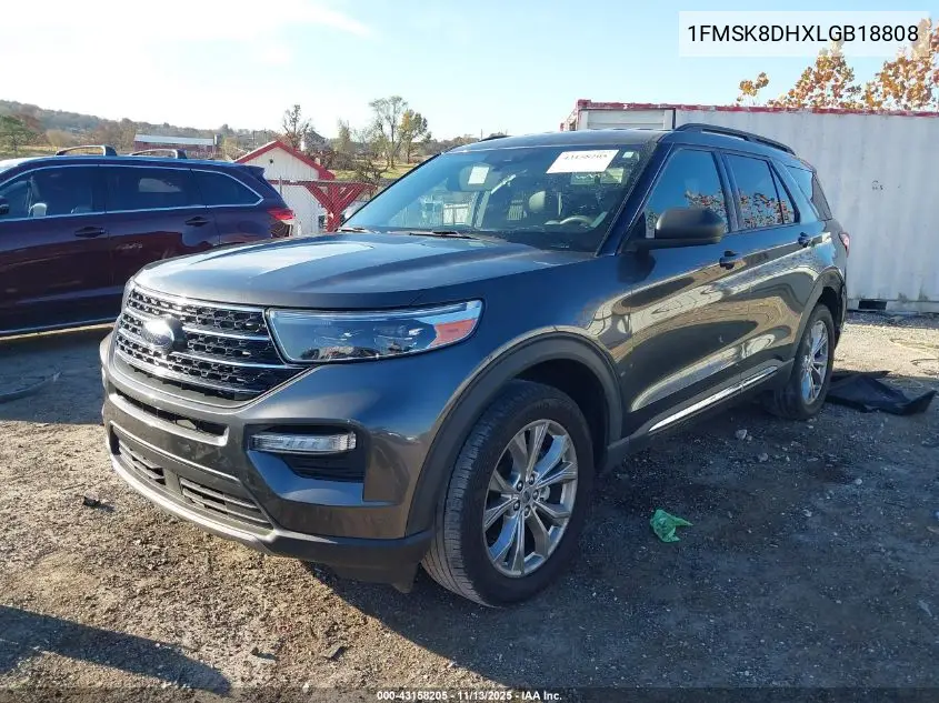 1FMSK8DHXLGB18808 2020 Ford Explorer Xlt