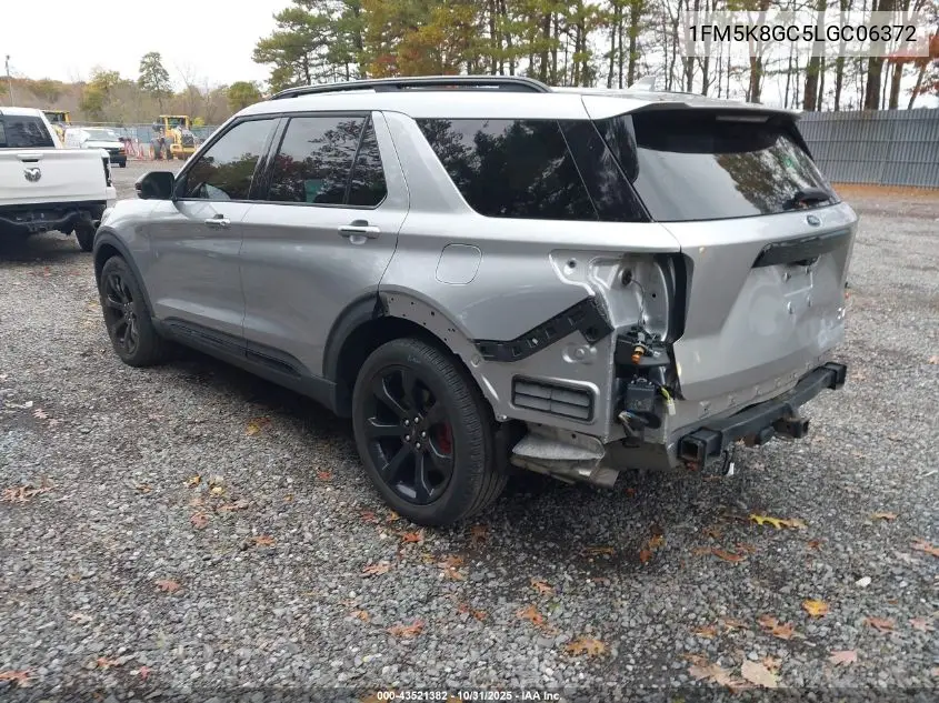 1FM5K8GC5LGC06372 2020 Ford Explorer St