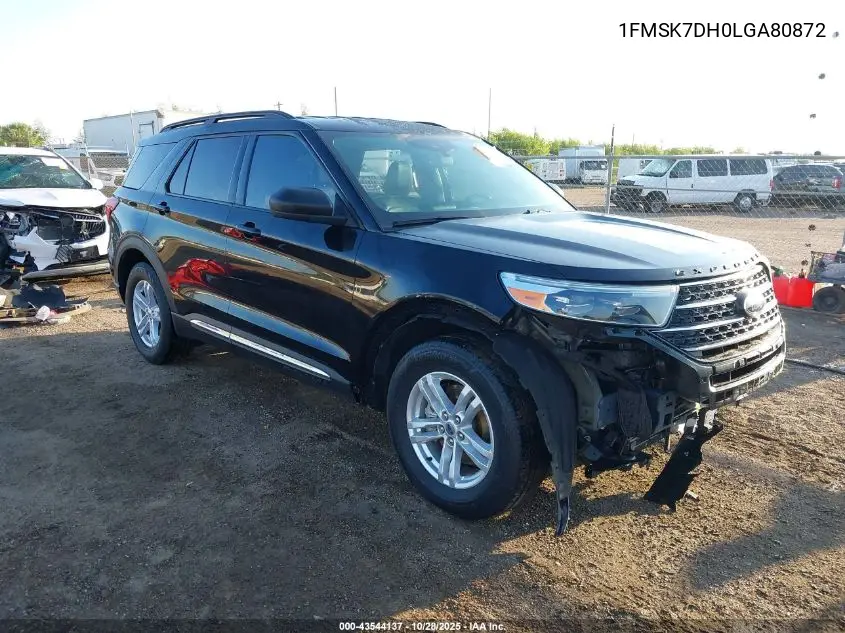 1FMSK7DH0LGA80872 2020 Ford Explorer Xlt
