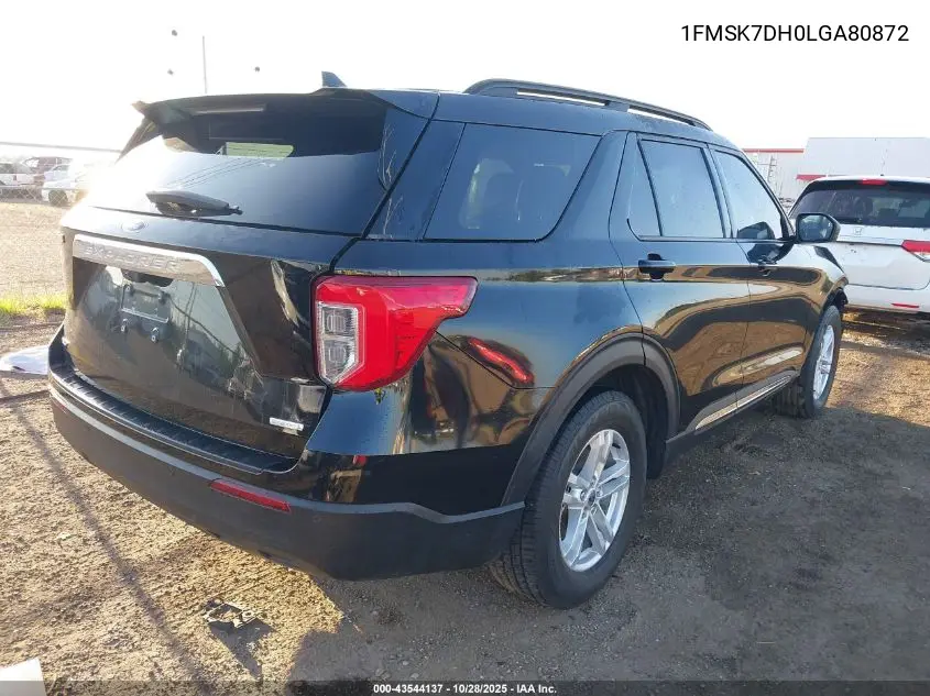 1FMSK7DH0LGA80872 2020 Ford Explorer Xlt