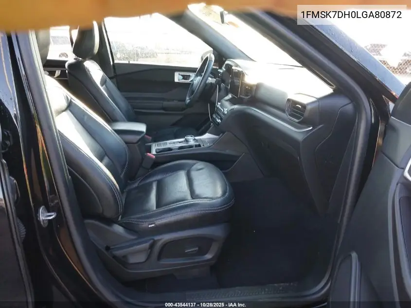 1FMSK7DH0LGA80872 2020 Ford Explorer Xlt