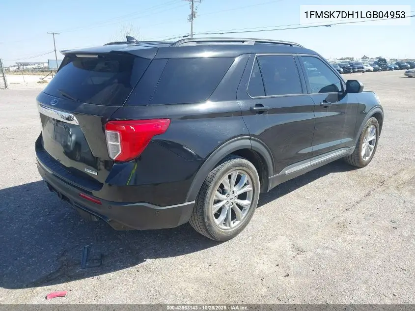 1FMSK7DH1LGB04953 2020 Ford Explorer Xlt