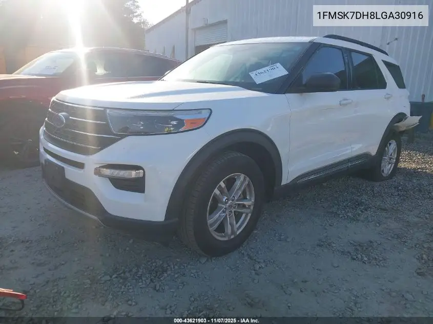 1FMSK7DH8LGA30916 2020 Ford Explorer Xlt