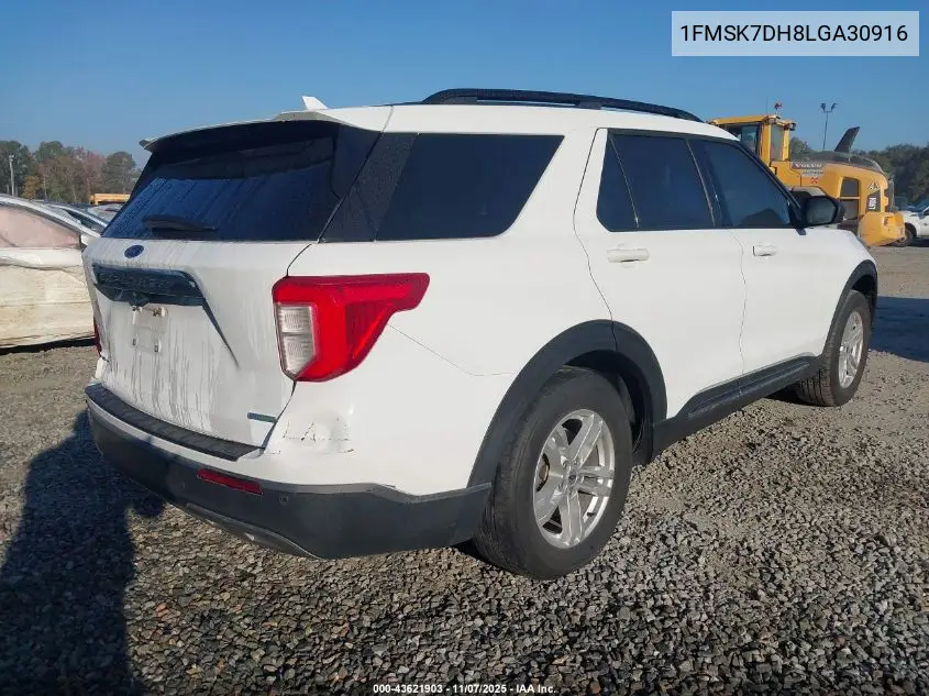 1FMSK7DH8LGA30916 2020 Ford Explorer Xlt
