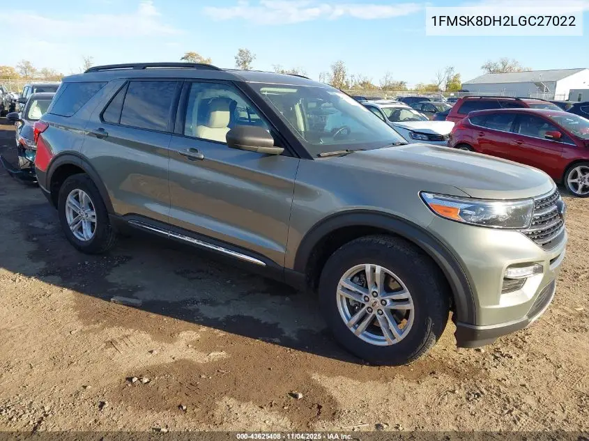 1FMSK8DH2LGC27022 2020 Ford Explorer Xlt