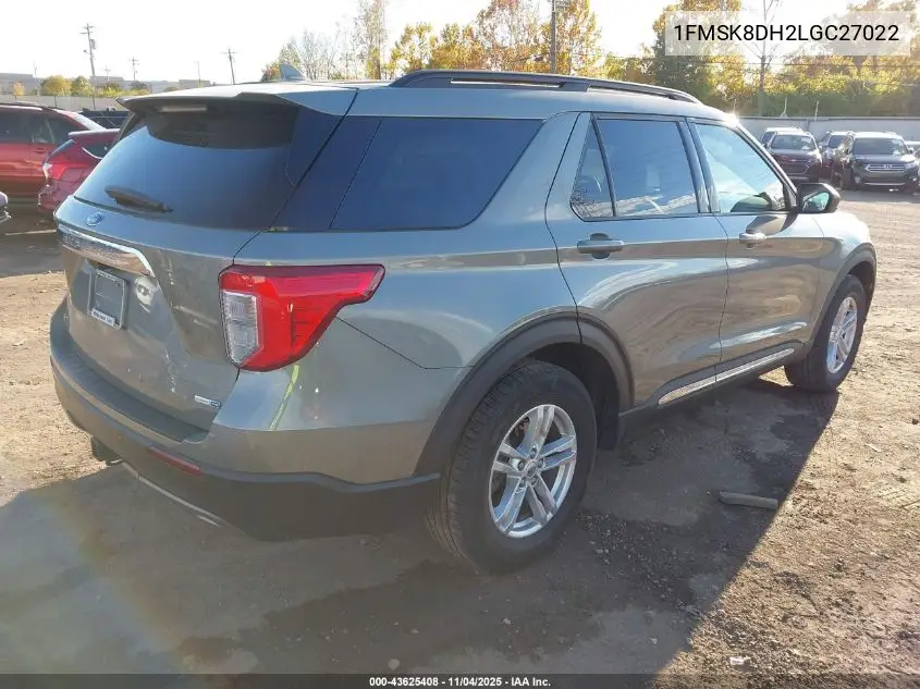 1FMSK8DH2LGC27022 2020 Ford Explorer Xlt