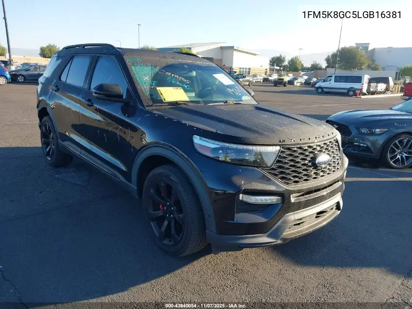 1FM5K8GC5LGB16381 2020 Ford Explorer St