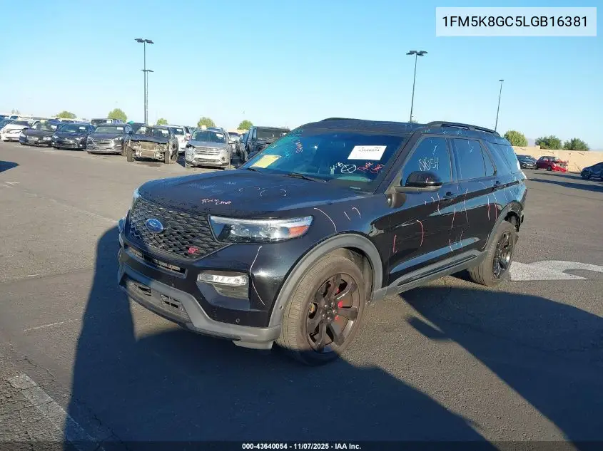 1FM5K8GC5LGB16381 2020 Ford Explorer St
