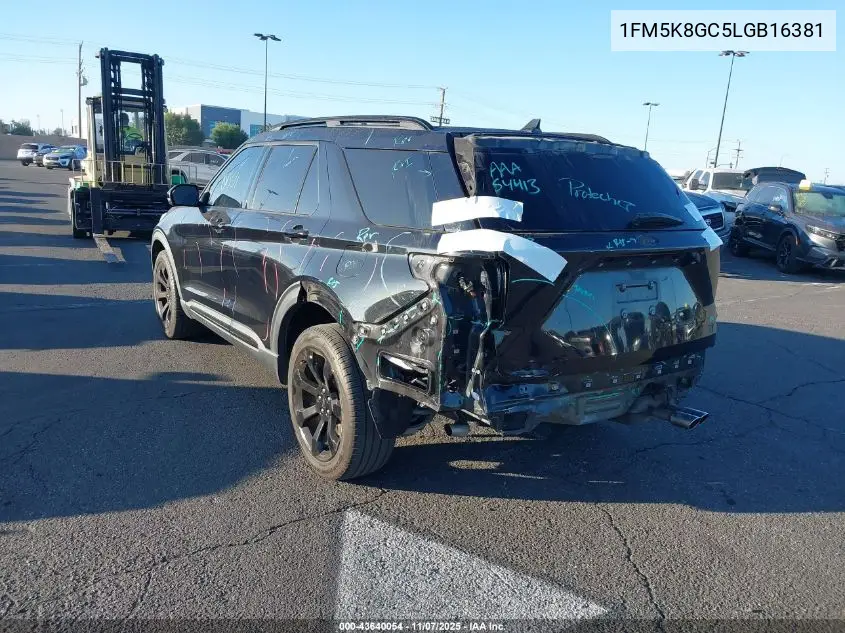 1FM5K8GC5LGB16381 2020 Ford Explorer St