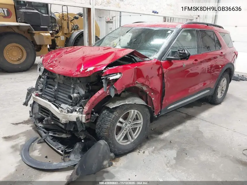 1FMSK8DH9LGB36636 2020 Ford Explorer Xlt