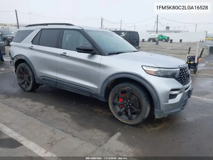 1FM5K8GC2LGA16528 2020 Ford Explorer St