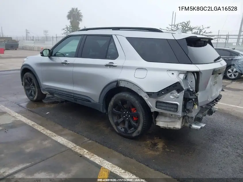 1FM5K8GC2LGA16528 2020 Ford Explorer St