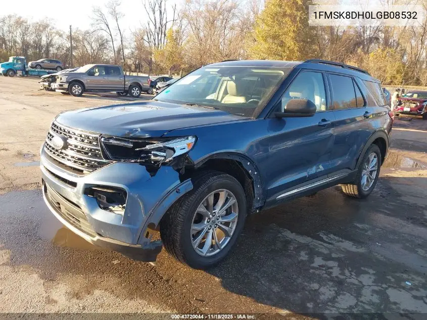 1FMSK8DH0LGB08532 2020 Ford Explorer Xlt