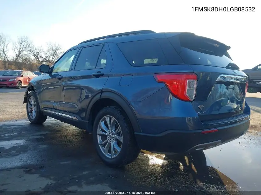1FMSK8DH0LGB08532 2020 Ford Explorer Xlt