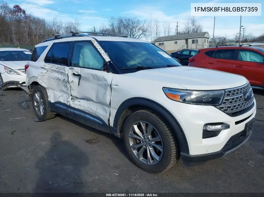 1FMSK8FH8LGB57359 2020 Ford Explorer Limited