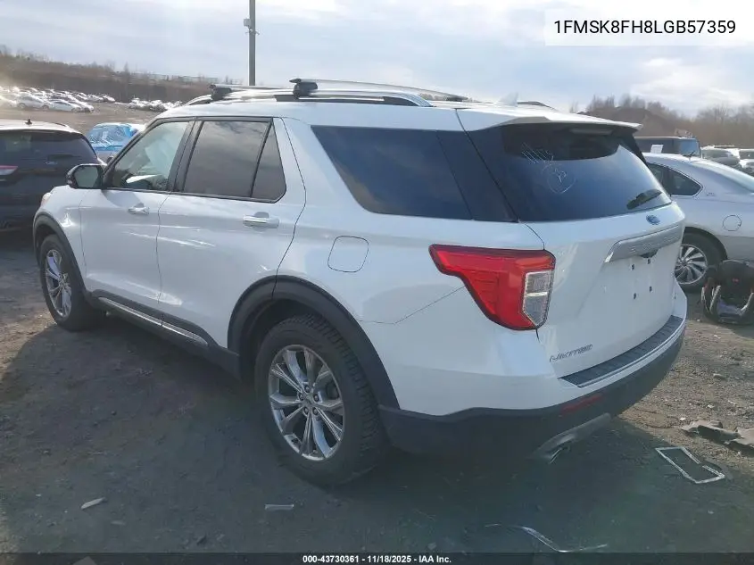 1FMSK8FH8LGB57359 2020 Ford Explorer Limited