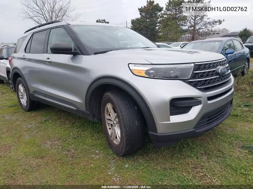 1FMSK8DH1LGD02762 2020 Ford Explorer Xlt