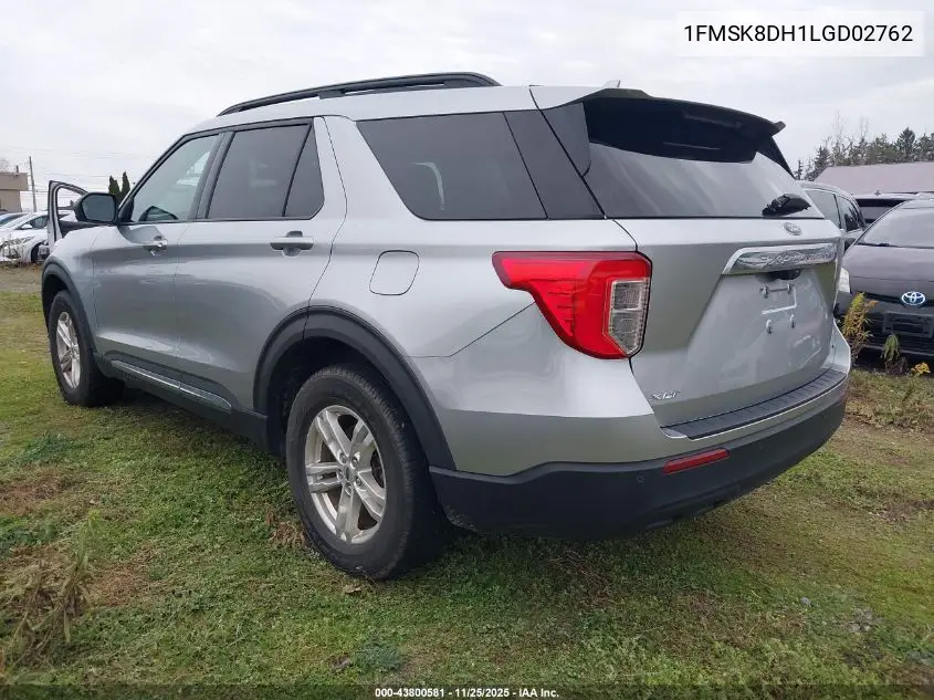 1FMSK8DH1LGD02762 2020 Ford Explorer Xlt