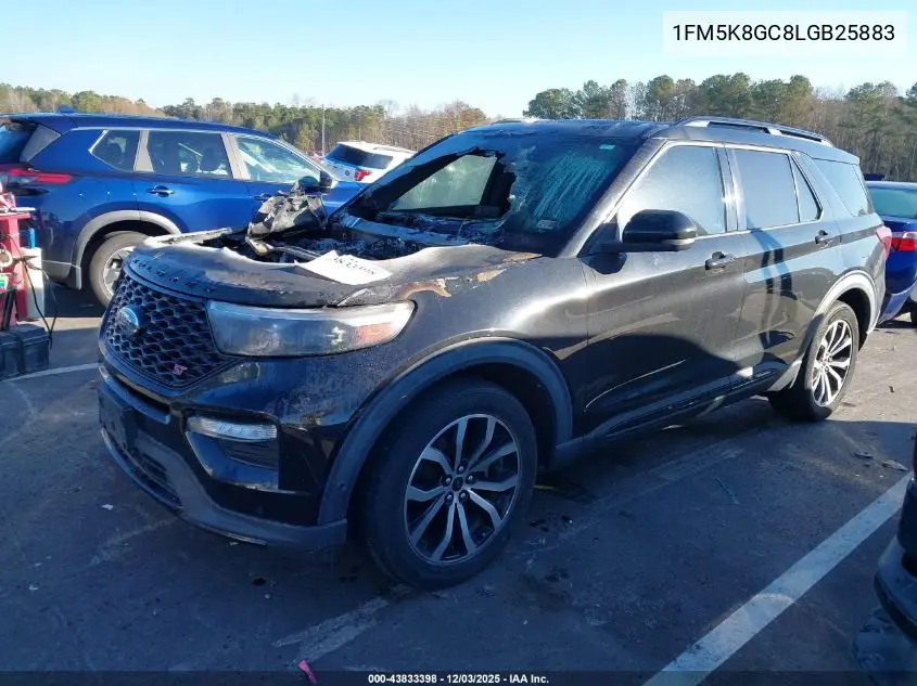 1FM5K8GC8LGB25883 2020 Ford Explorer St