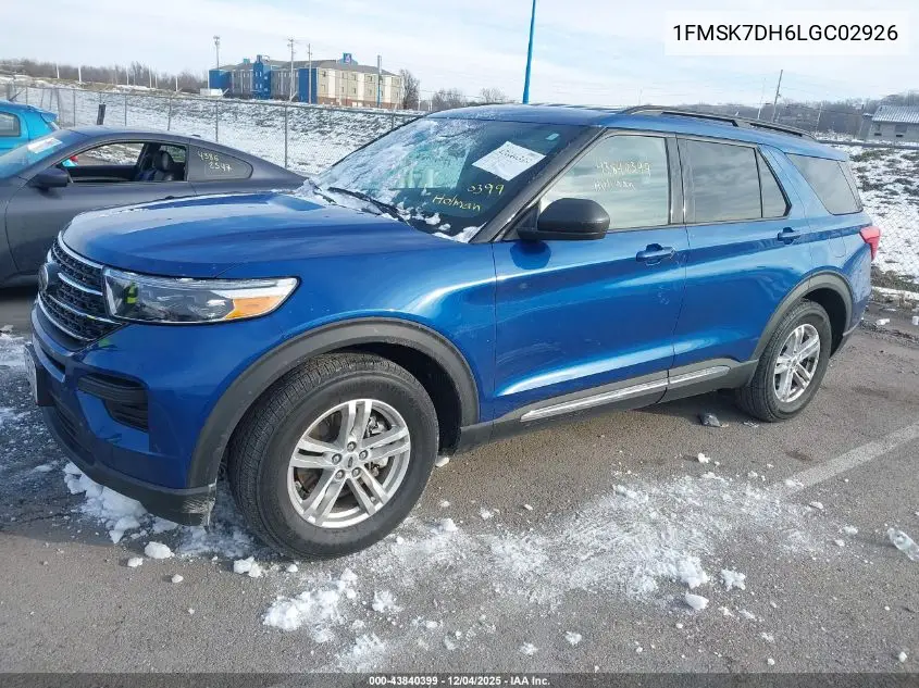 1FMSK7DH6LGC02926 2020 Ford Explorer Xlt