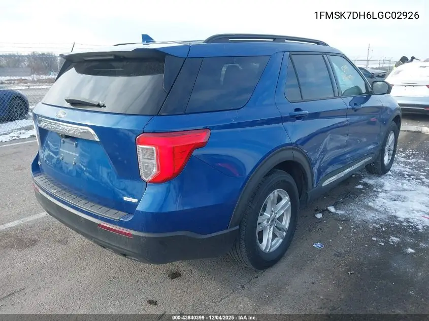 1FMSK7DH6LGC02926 2020 Ford Explorer Xlt