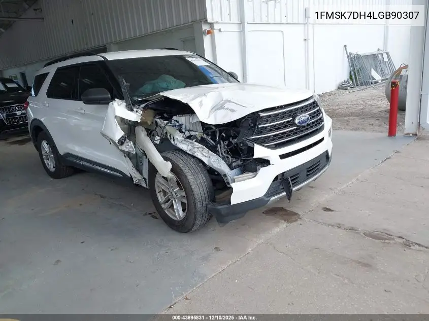 1FMSK7DH4LGB90307 2020 Ford Explorer Xlt