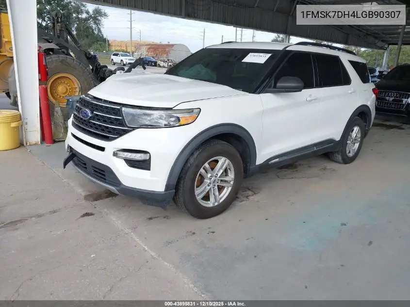 1FMSK7DH4LGB90307 2020 Ford Explorer Xlt