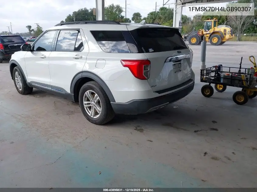 1FMSK7DH4LGB90307 2020 Ford Explorer Xlt