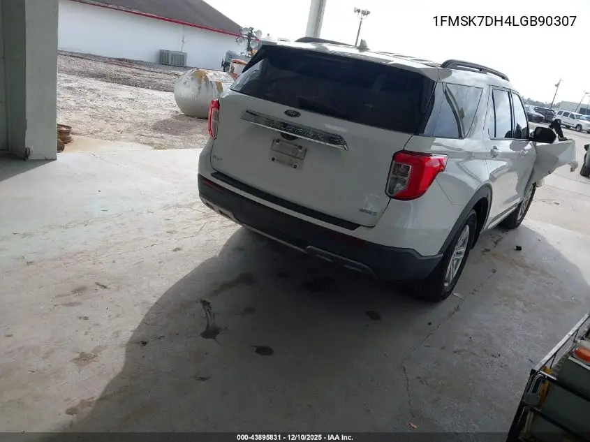 1FMSK7DH4LGB90307 2020 Ford Explorer Xlt