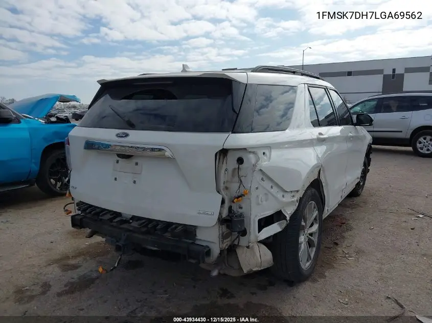 1FMSK7DH7LGA69562 2020 Ford Explorer Xlt