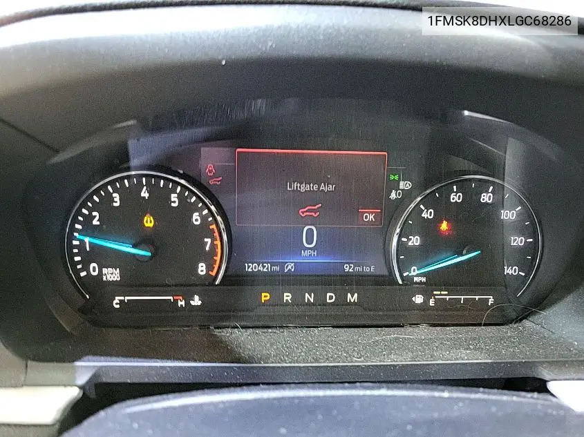 1FMSK8DHXLGC68286 2020 Ford Explorer Xlt