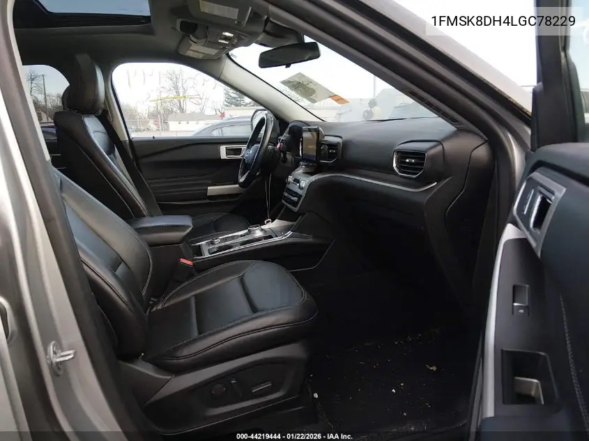 1FMSK8DH4LGC78229 2020 Ford Explorer Xlt