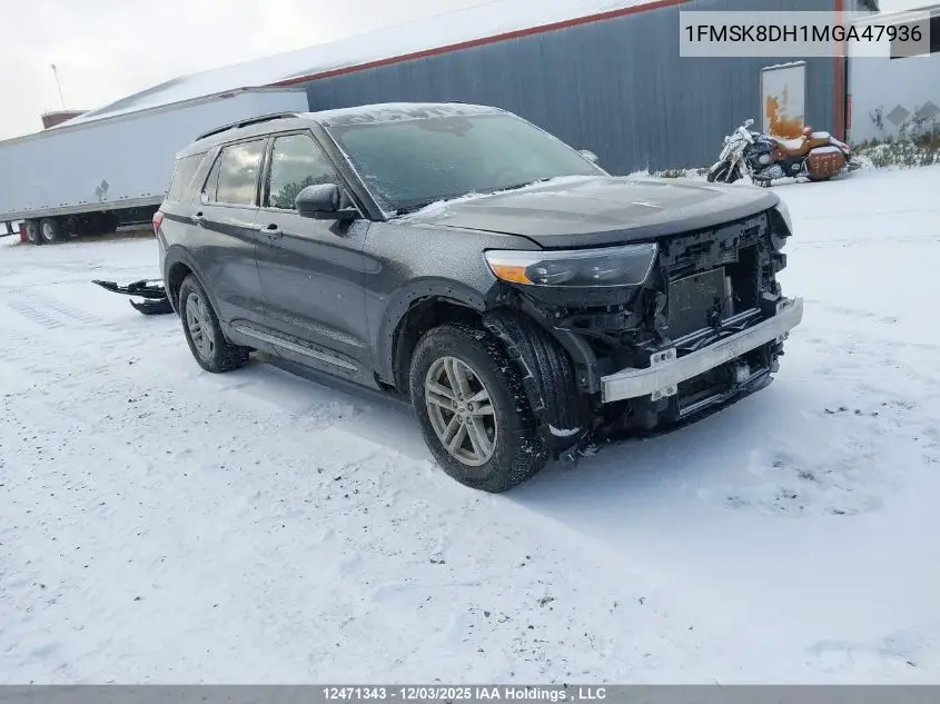 1FMSK8DH1MGA47936 2021 Ford Explorer Xlt