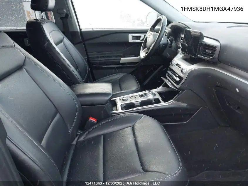 1FMSK8DH1MGA47936 2021 Ford Explorer Xlt