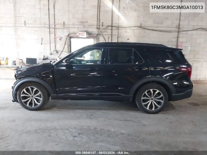 1FM5K8GC3MGA10013 2021 Ford Explorer St