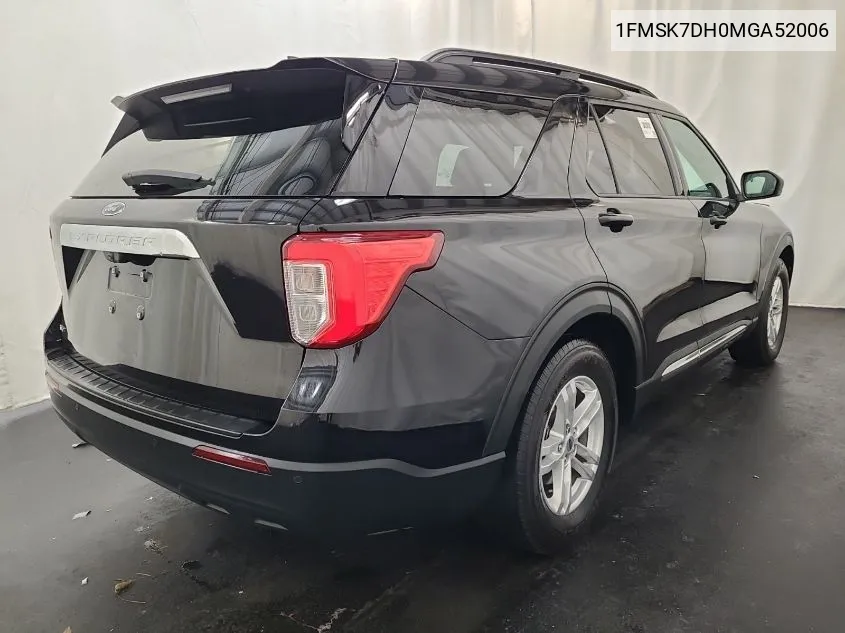 2021 Ford Explorer Xlt VIN: 1FMSK7DH0MGA52006 Lot: 40304407