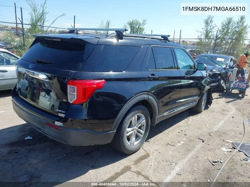 1FMSK8DH7MGA66510 2021 Ford Explorer Xlt