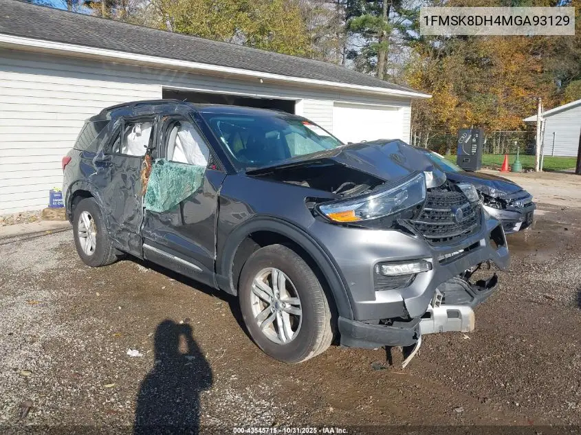 1FMSK8DH4MGA93129 2021 Ford Explorer Xlt