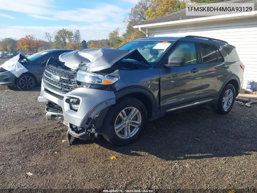 1FMSK8DH4MGA93129 2021 Ford Explorer Xlt