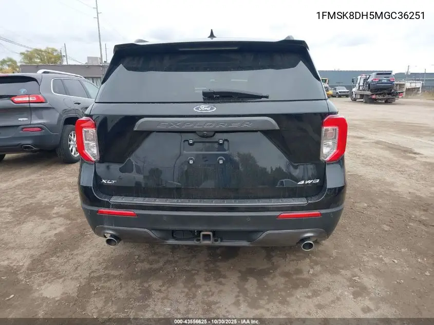 1FMSK8DH5MGC36251 2021 Ford Explorer Xlt