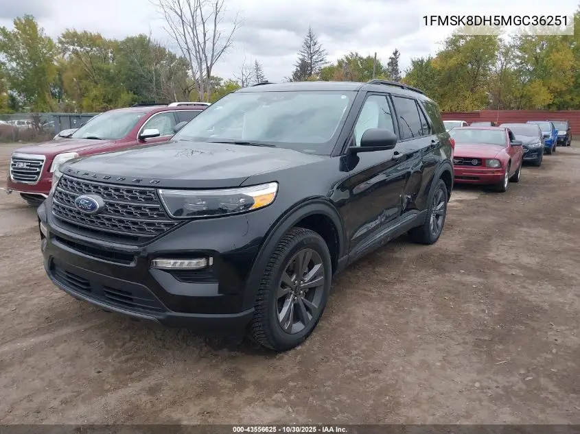 1FMSK8DH5MGC36251 2021 Ford Explorer Xlt
