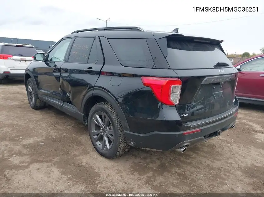 1FMSK8DH5MGC36251 2021 Ford Explorer Xlt