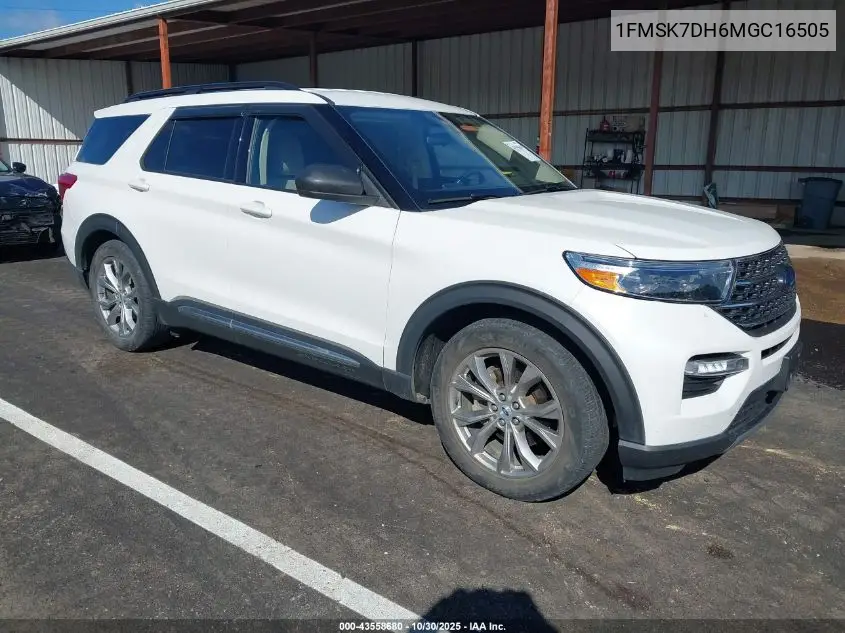 1FMSK7DH6MGC16505 2021 Ford Explorer Xlt