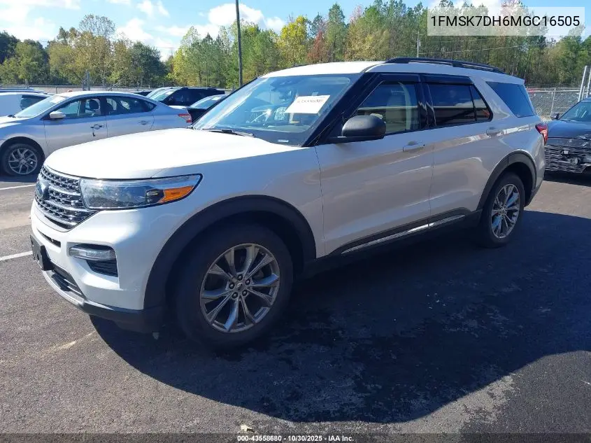 1FMSK7DH6MGC16505 2021 Ford Explorer Xlt