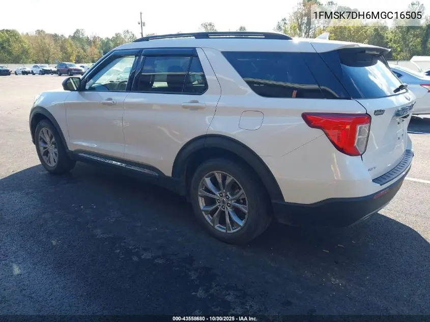 1FMSK7DH6MGC16505 2021 Ford Explorer Xlt