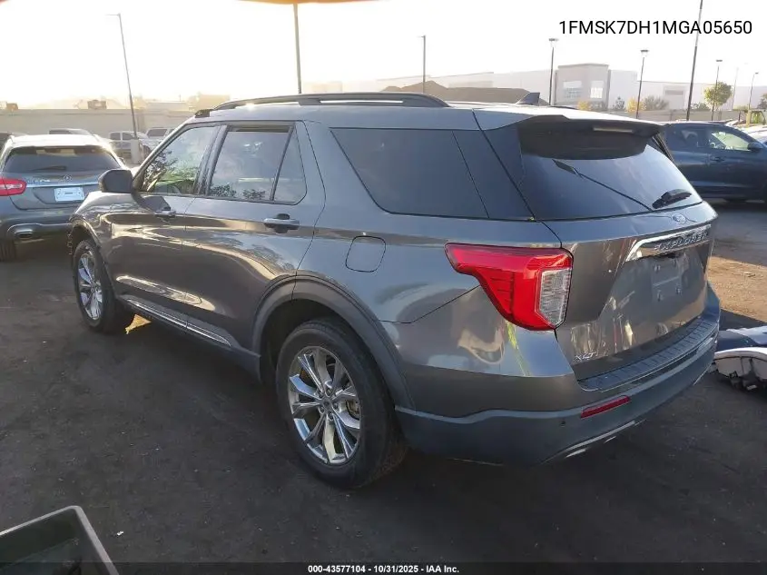 1FMSK7DH1MGA05650 2021 Ford Explorer Xlt
