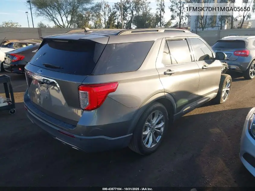 1FMSK7DH1MGA05650 2021 Ford Explorer Xlt