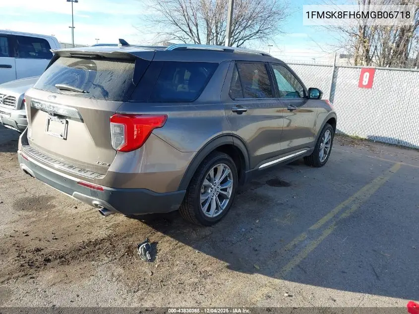 1FMSK8FH6MGB06718 2021 Ford Explorer Limited
