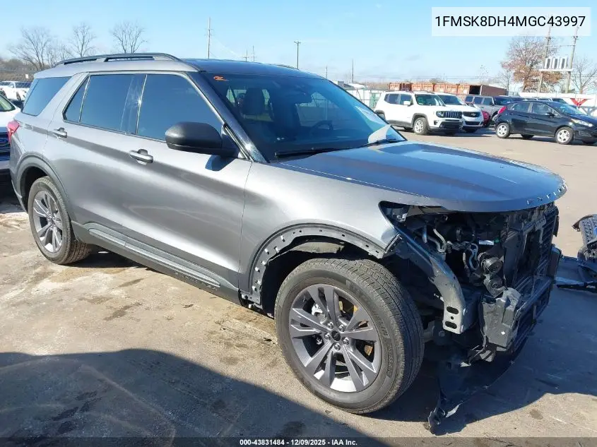 1FMSK8DH4MGC43997 2021 Ford Explorer Xlt